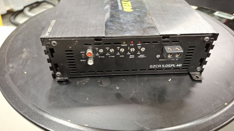Brukt! Ground Zero GZCA 5.0SPL-M1 mono 1x 5000+wRMS 1ohm