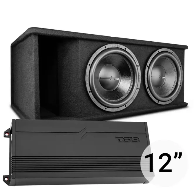 Hovedbilde DS18 Basspakke med 2x12`` kasse og forsterker på ...