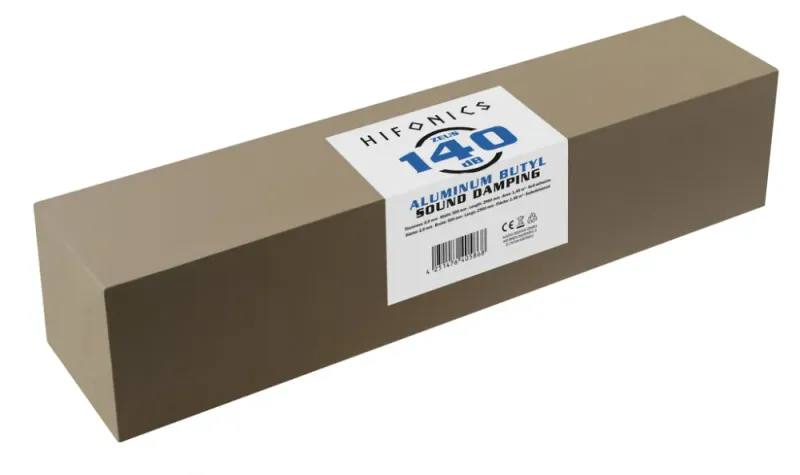 HiFonics ZEUS. 2mm Dempematte rull, 140dB. 500 x 2960 mm, 1,48 m2