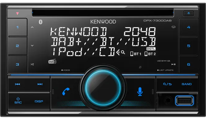 Hovedbilde Kenwood DPX7300DAB. 2DIN CD RADIO DAB BT ...