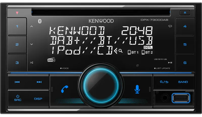 Kenwood DPX7300DAB. 2DIN CD RADIO DAB BT USB/IPHONE