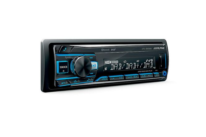 Hovedbilde Alpine UTE-204DAB 1Din Hovedenhet m/antenne