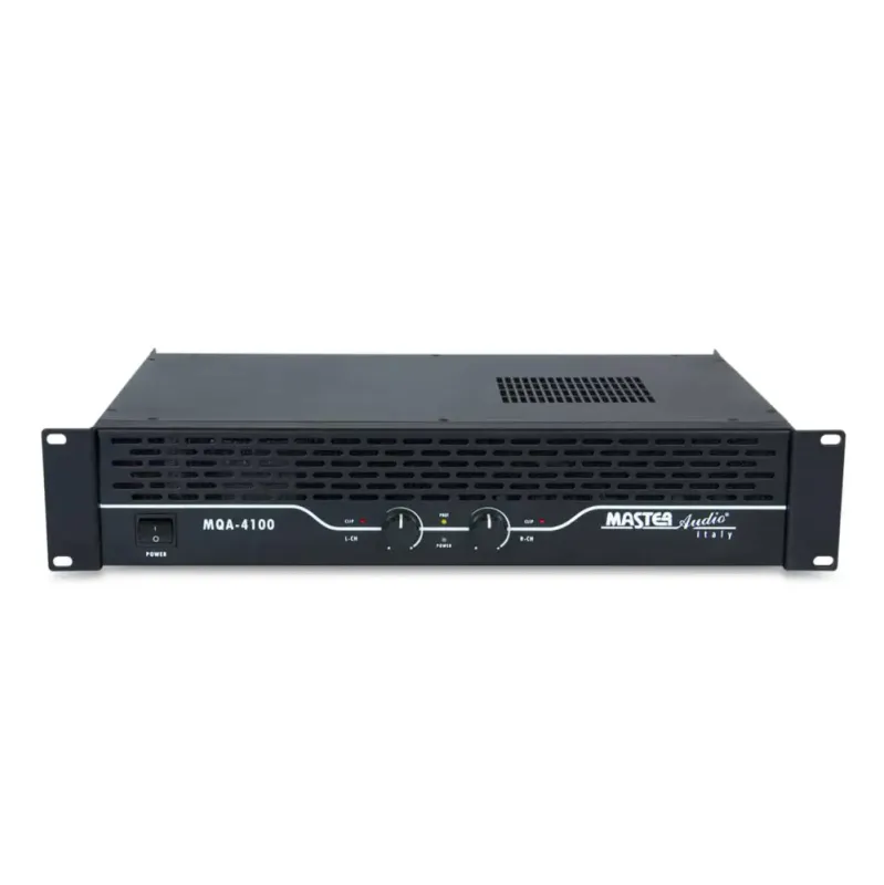 Master Audio MQA4100. Analog forsterker. 250watt 8ohm, 350watt 4ohm pr.kanal