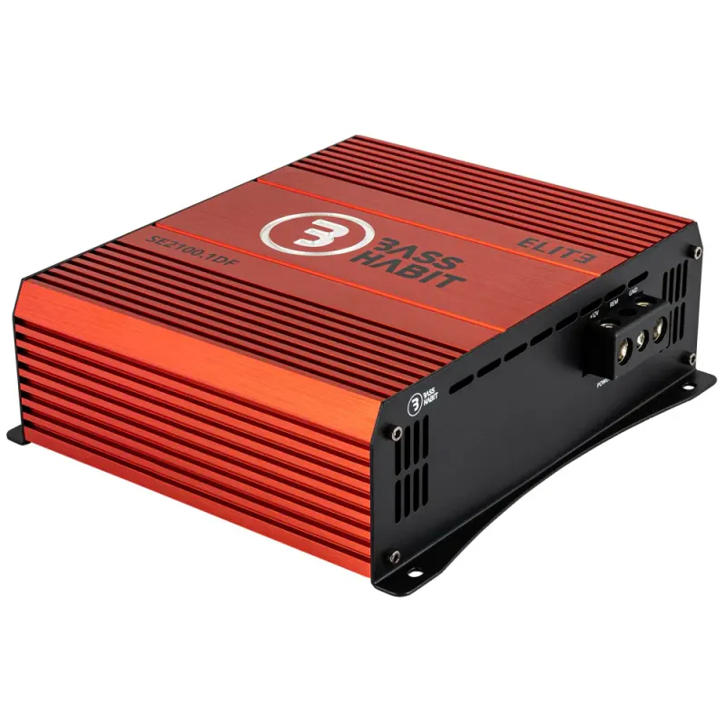 Bass Habit SPL ELITE 2100.1DF  Monoforsterker, 2100W RMS, 1 Ohm