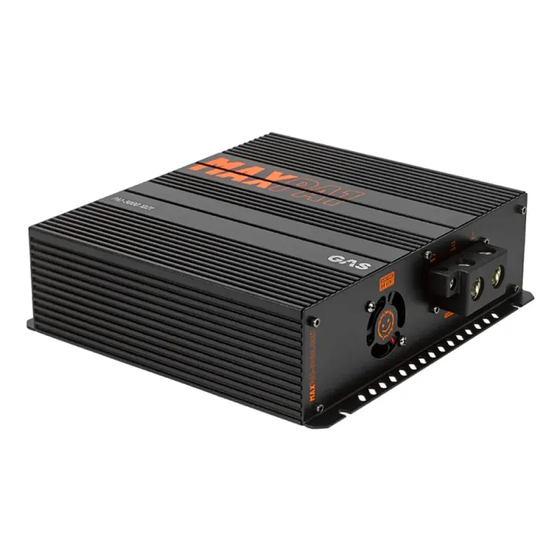 GAS MAX PA1-3000.1DZ1 Monoforsterker, 3000W RMS, 1 Ohm, fullfrekvens
