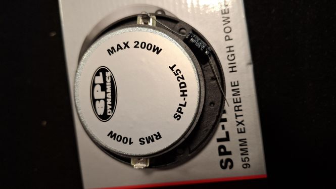 Hovedbilde SPL Dynamics SPL-HD25T. PAR. 95mm, 100wRMS / ...