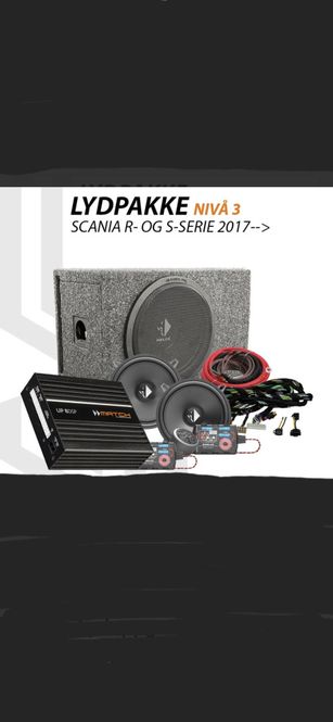 Hovedbilde Match Lydoppgraderingspakke Scania - Nivå 3  For ...